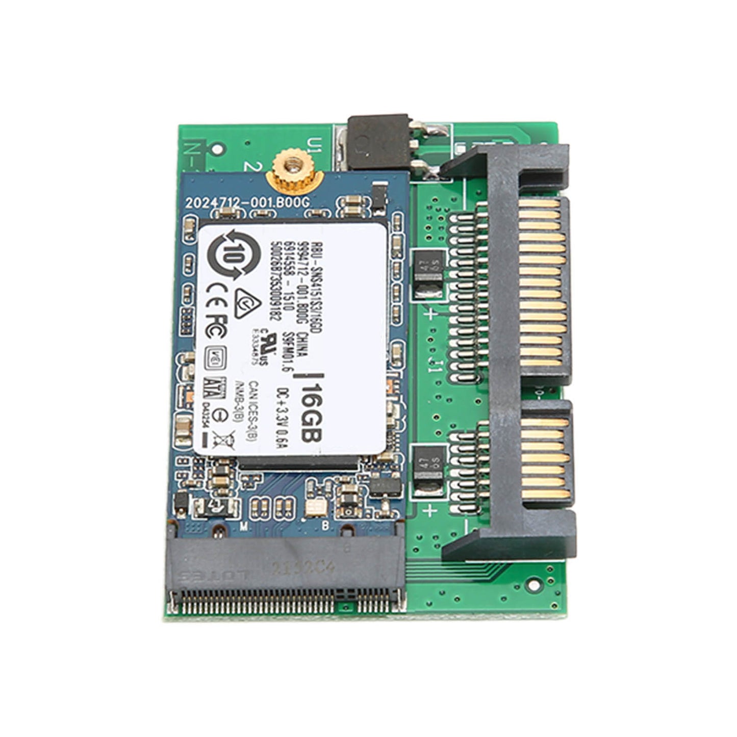 SATA Adapter M.2 SSD 2 in 1 Large Capacity Stable Reliable Portable Plug and Play Computer Accessories 16GB