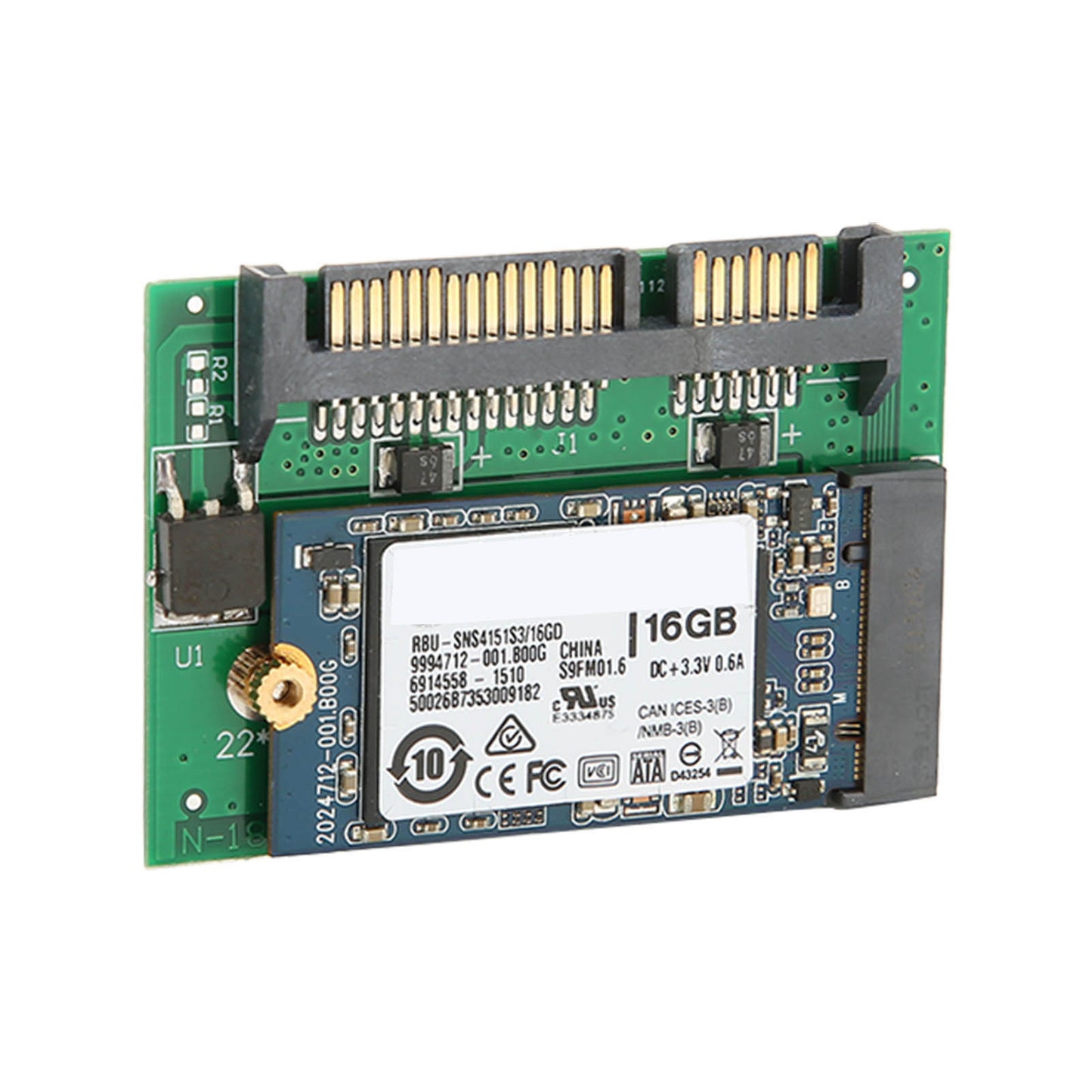 SATA Adapter M.2 SSD 2 in 1 Large Capacity Stable Reliable Portable Plug and Play Computer Accessories 16GB