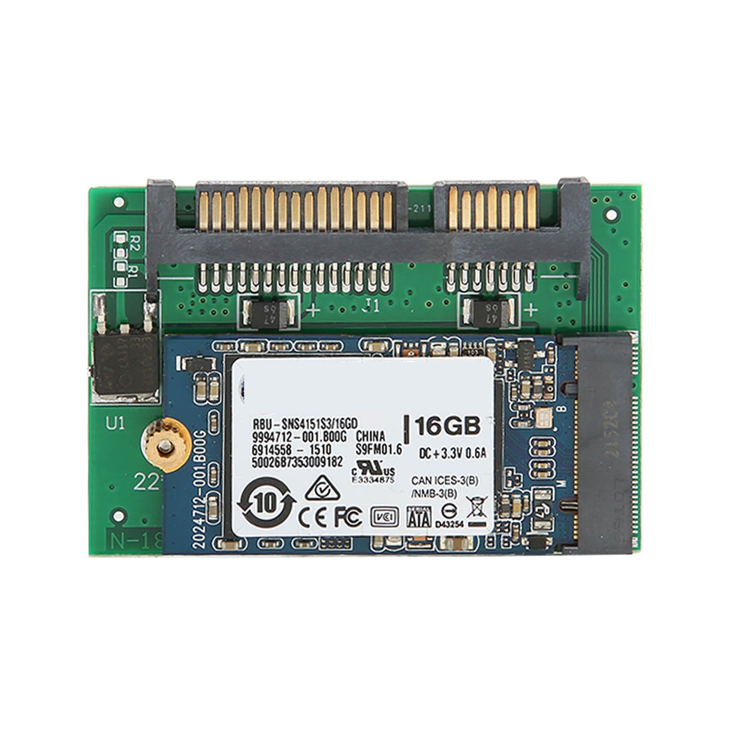 SATA Adapter M.2 SSD 2 in 1 Large Capacity Stable Reliable Portable Plug and Play Computer Accessories 16GB